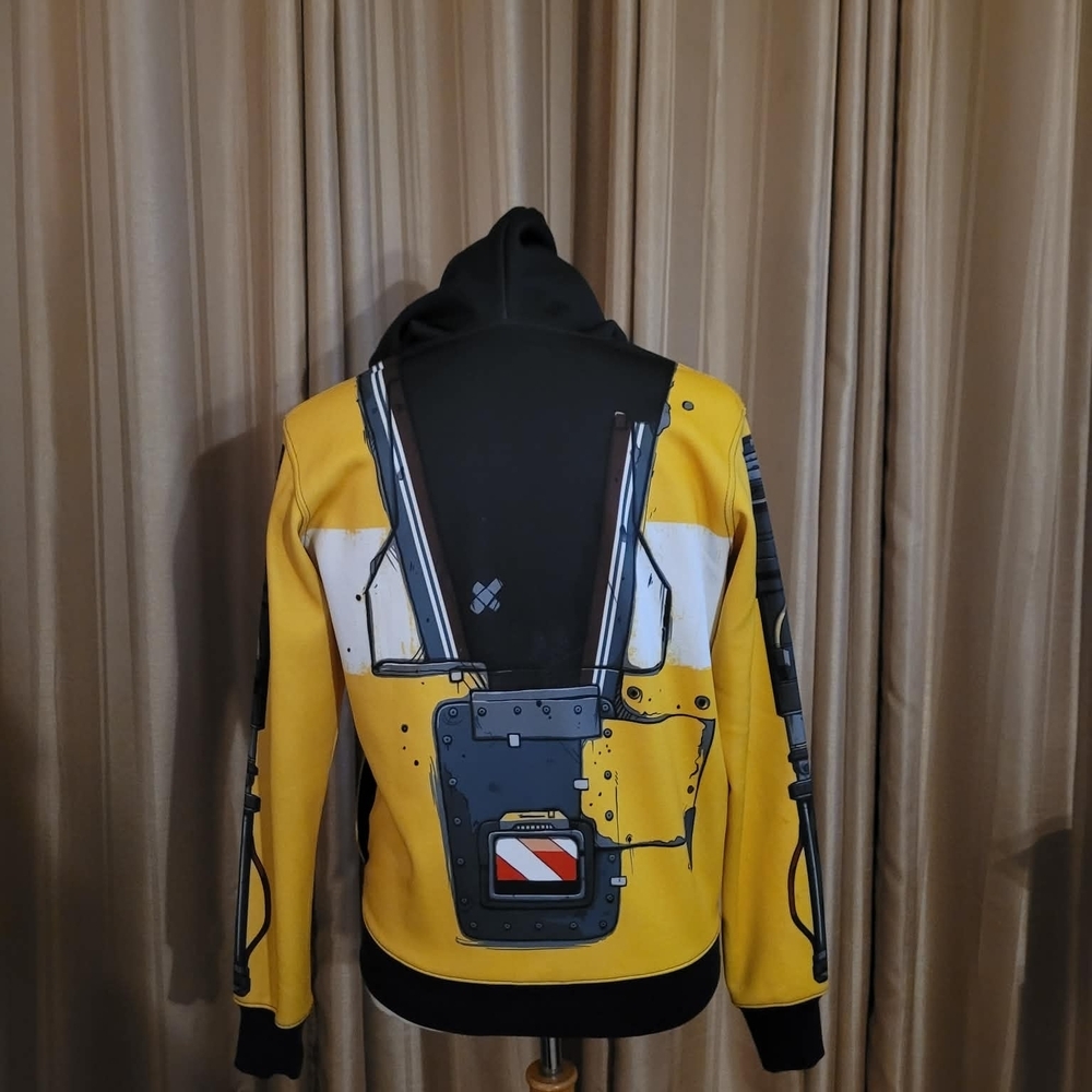 Men's Borderlads 2 Claptrap Graphic Hoodie Jacket Size Small OfficiallyLicensed